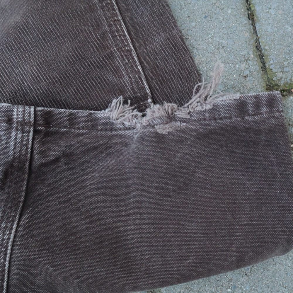 Vintage Carhartt WB136 DKB Double Knee Pants fits 27x30 Paint Speckle Carpenter - Picture 9 of 11